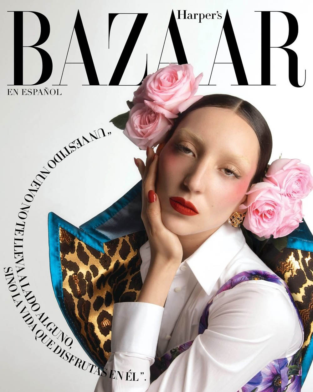 Andrea Carrazco covers Harper’s Bazaar Mexico & Latin America April 2020 by Ivan Aguirre