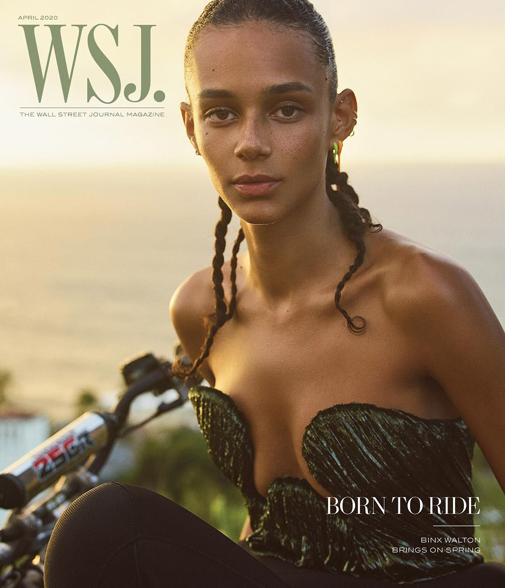 Binx Walton covers WSJ. Magazine April 2020 by Gregory Harris