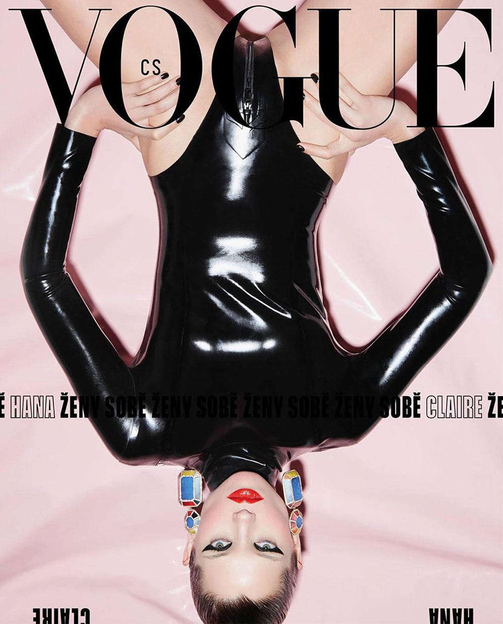 Hana Jirickova covers Vogue Czechoslovakia April 2020 by Claire Rothstein