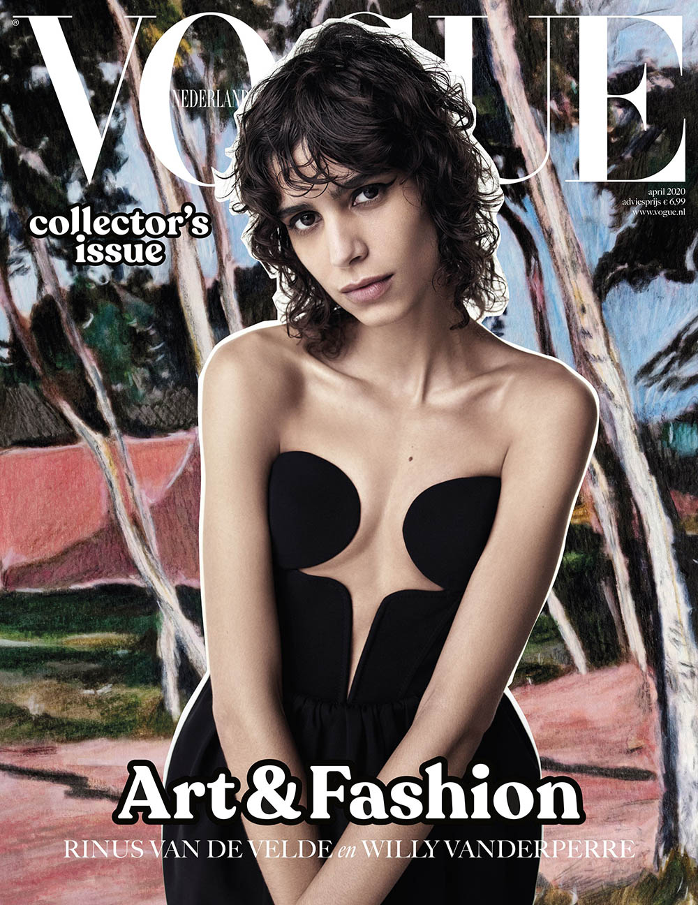 Mica Argañaraz covers Vogue Netherlands April 2020 by Willy Vanderperre