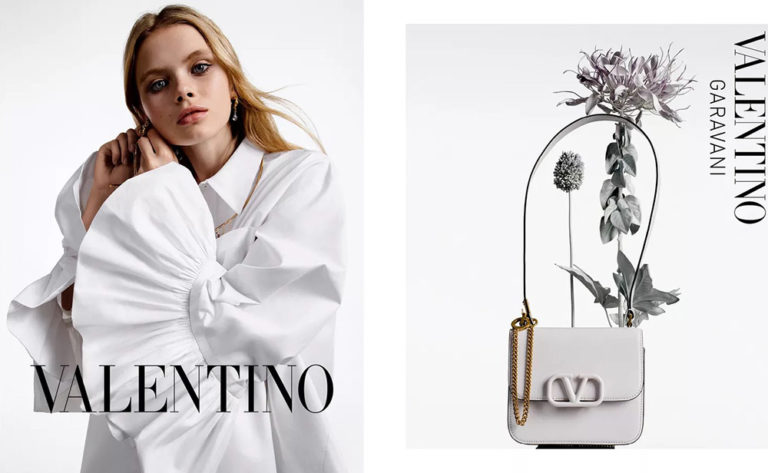Valentino Spring/Summer 2020 ''Le Blanc'' Campaign - fashionotography