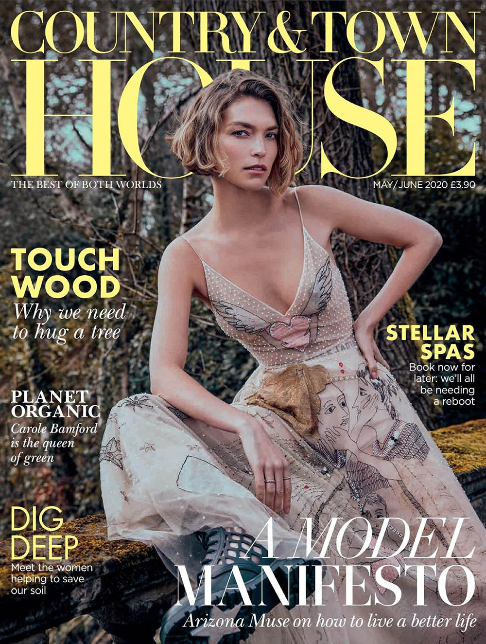 Arizona Muse covers Country & Town House May June 2020 by Carla Guler
