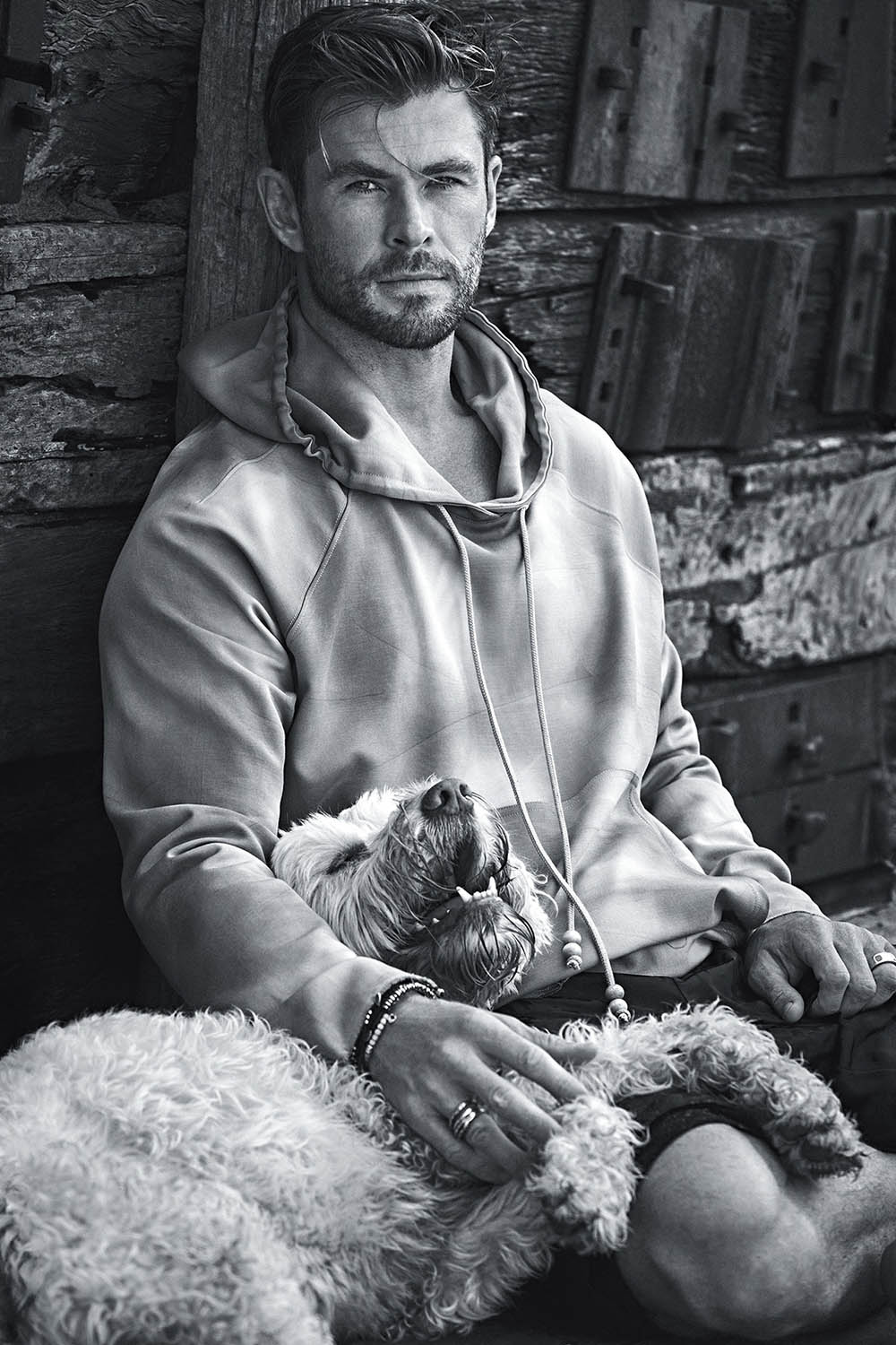 Chris Hemsworth covers GQ Australia May June 2020 by Matthew Brookes