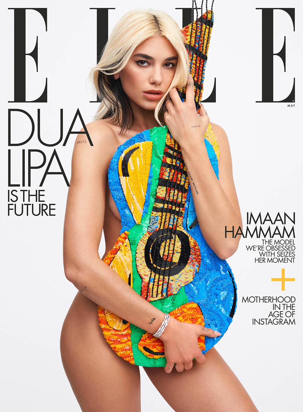 Dua Lipa covers Elle US May 2020 by Zoey Grossman