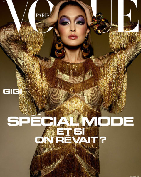 Gigi and Bella Hadid cover Vogue Paris May June 2020 by Inez and Vinoodh