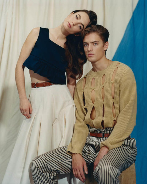 Katerina Tannenbaum and Theo Ford by Dham Srifuengfung for WSJ. Magazine May 2020