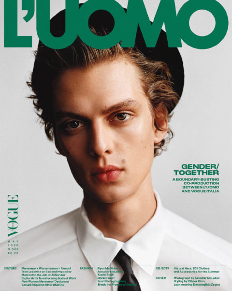 Leon Dame covers L’Uomo Vogue May 2020 by Alasdair McLellan