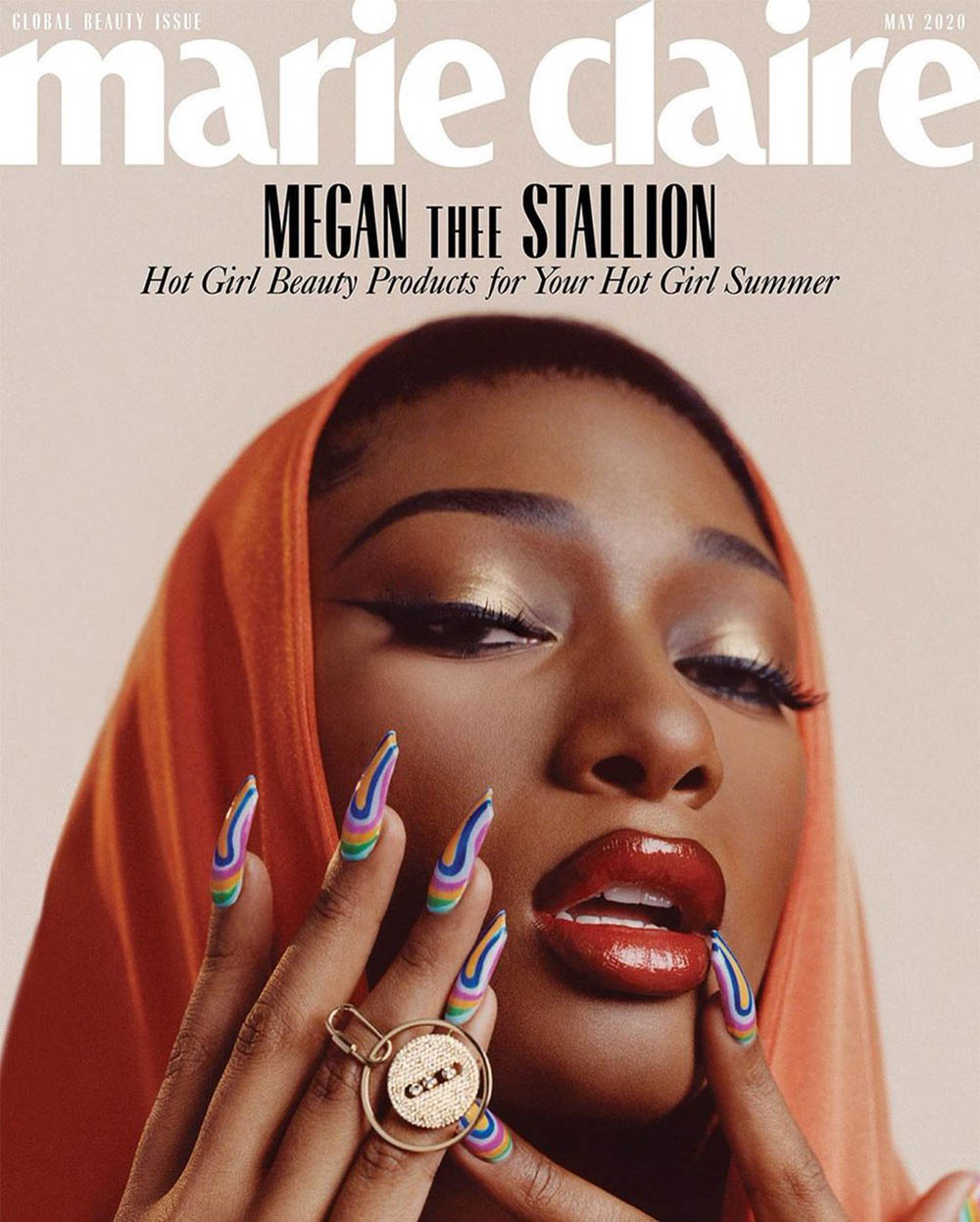 Megan Thee Stallion covers Marie Claire US May 2020 by Micaiah Carter