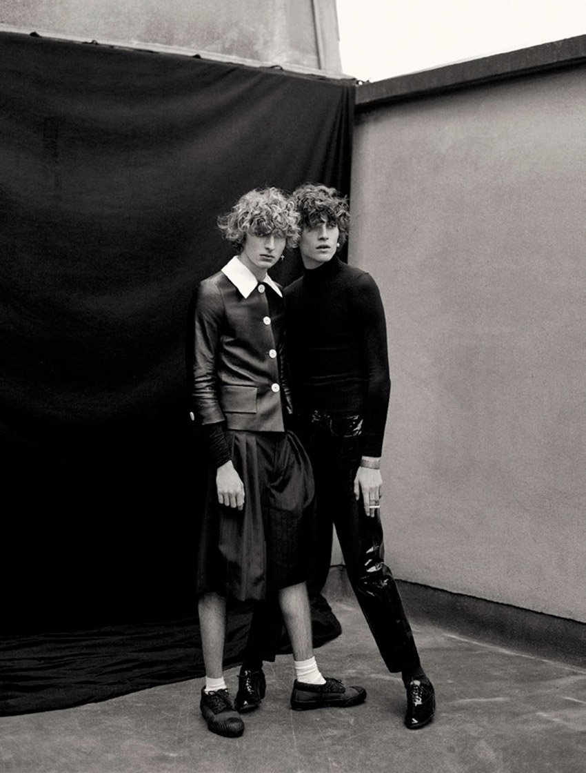 ''Soulmates'' by Dominique Issermann for Numéro Homme Spring Summer 2020