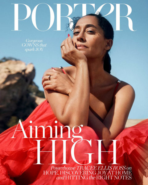 Tracee Ellis Ross covers Porter Magazine May 4th, 2020 by Olivia Malone