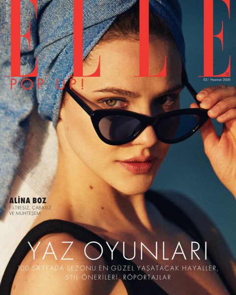Alina Boz covers Elle Turkey June 2020 by Onur Dağ