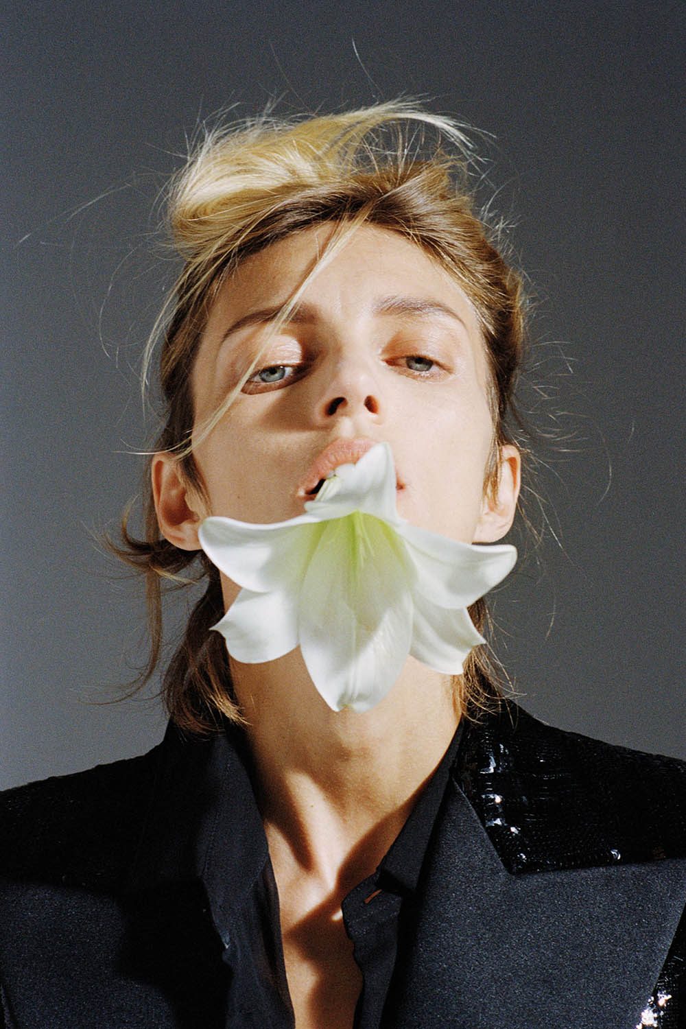 Anja Rubik covers Purple Issue 33 by Camille Vivier