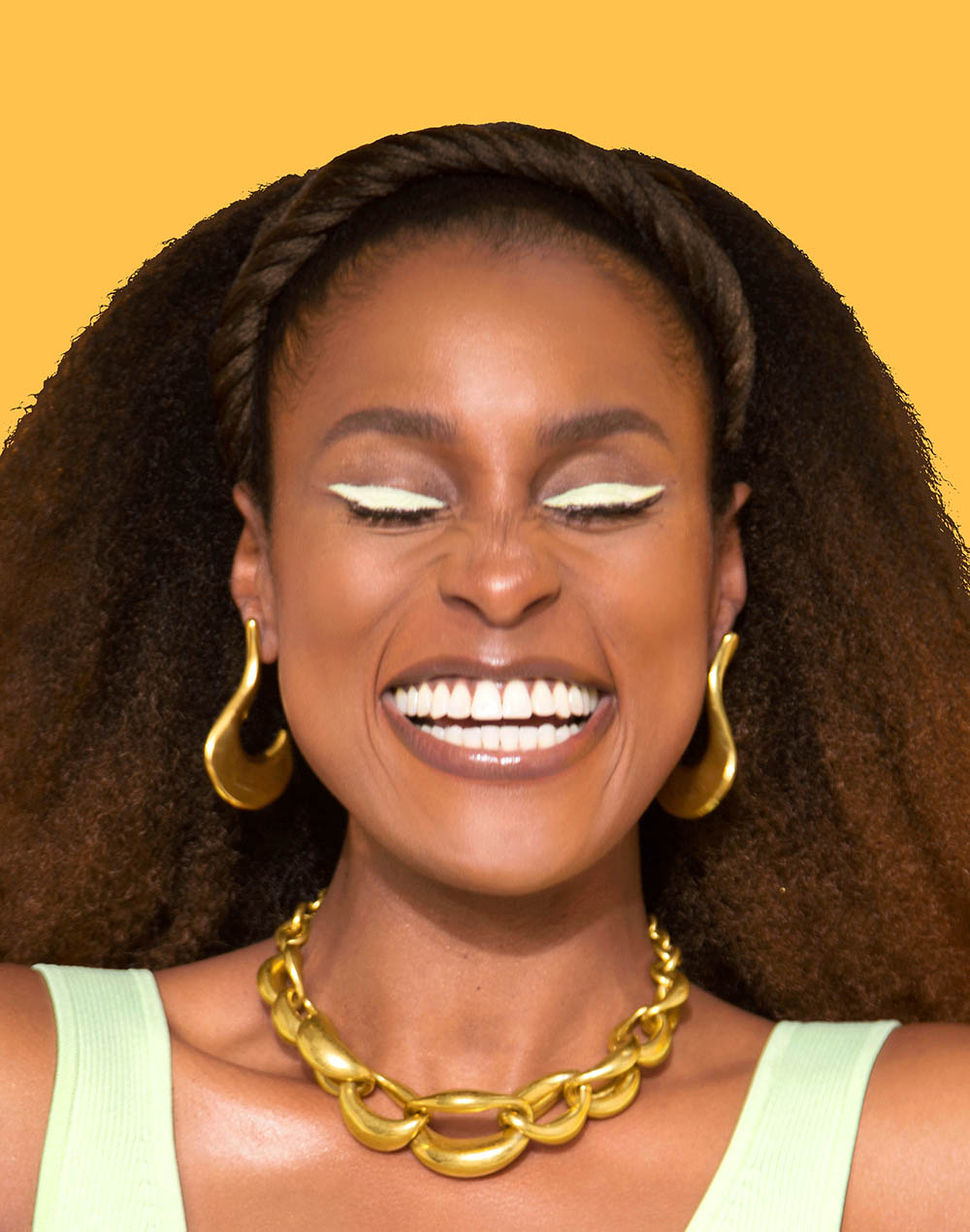 Issa Rae covers Cosmopolitan US June 2020 by Ruth Ossai