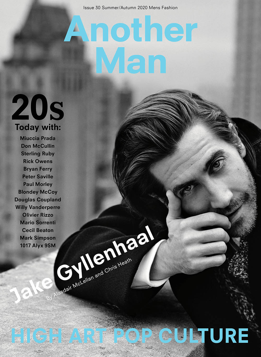 Jake Gyllenhaal covers AnOther Man Summer Autumn 2020 by Alasdair McLellan