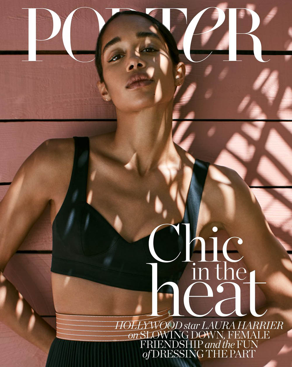 Laura Harrier covers Porter Magazine June 1st, 2020 by Sonia Szóstak