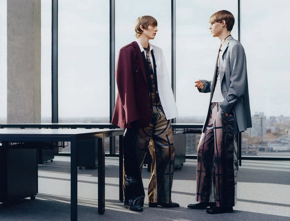 Maikls Mihelsons and Serge Sergeev by Greg Lin Jiajie for GQ Style China Spring Summer 2020