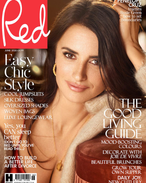 Penélope Cruz covers Red Magazine UK June 2020 by Nico Bustos