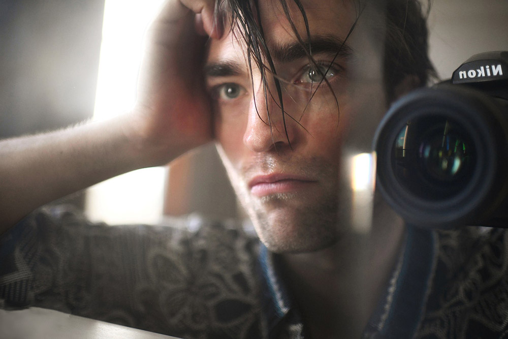 Robert Pattinson photographs himself for GQ USA June July 2020 cover