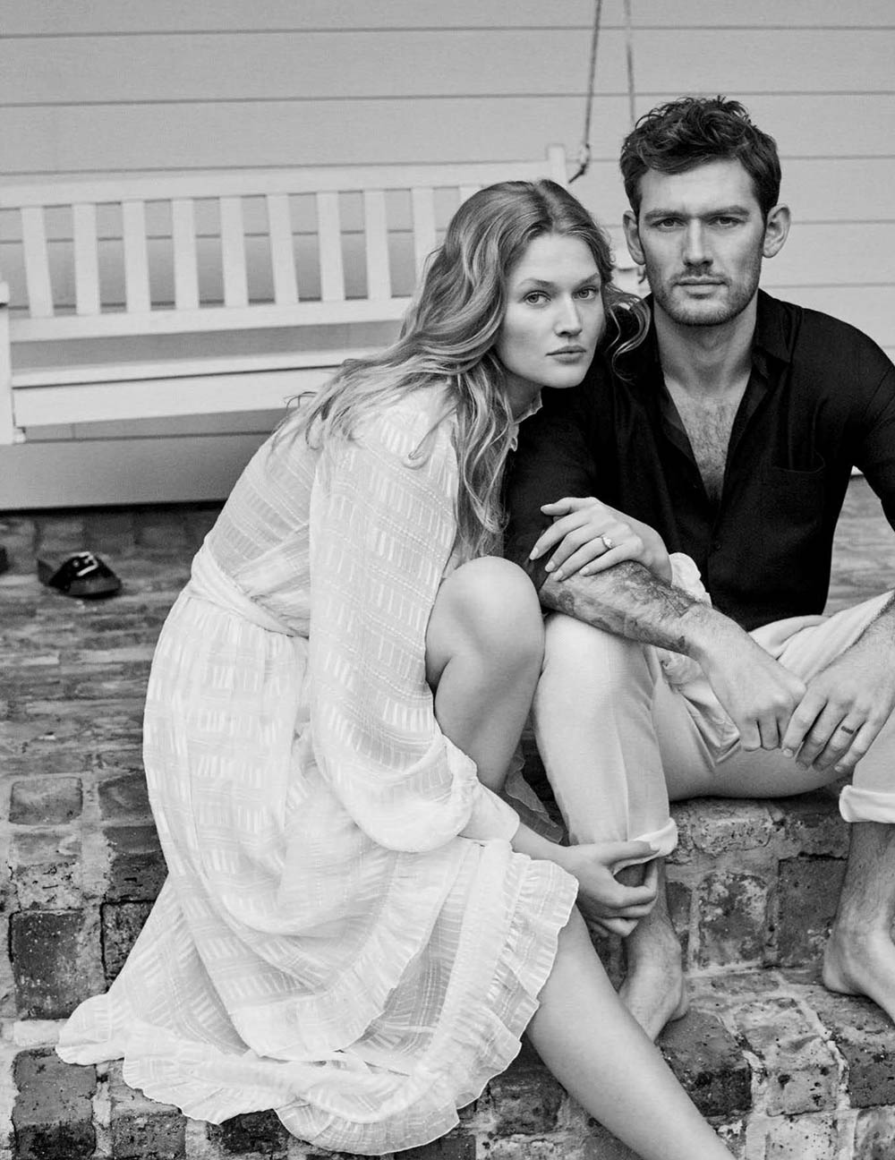 Toni Garrn and Alex Pettyfer cover Vogue Germany June 2020 by Giampaolo Sgura