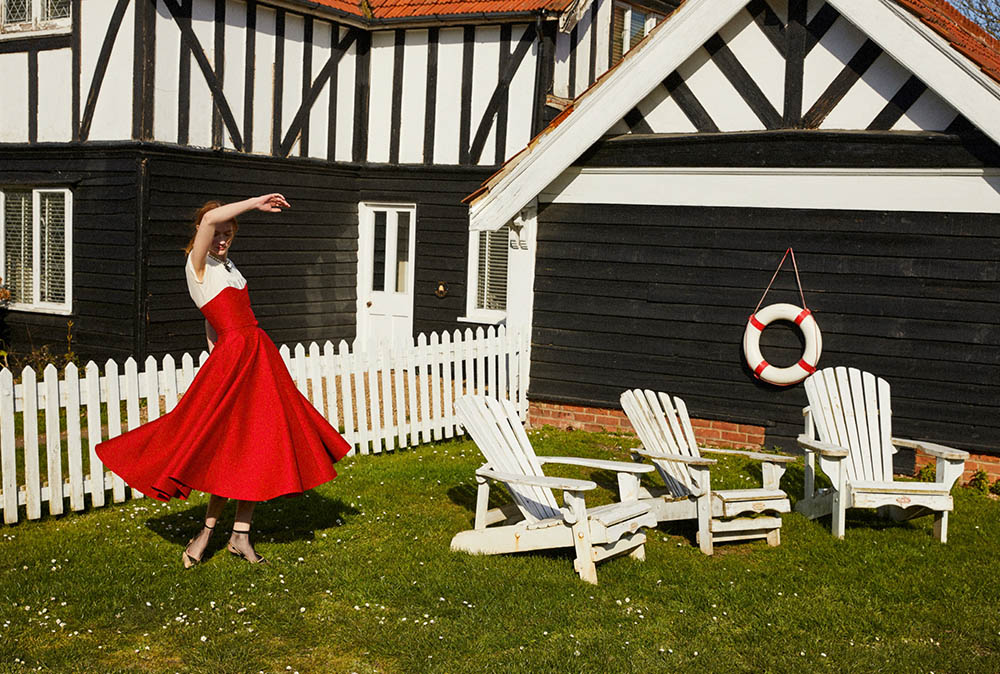 Kristin Zakala by Josh Shinner for Harper’s Bazaar UK July 2020