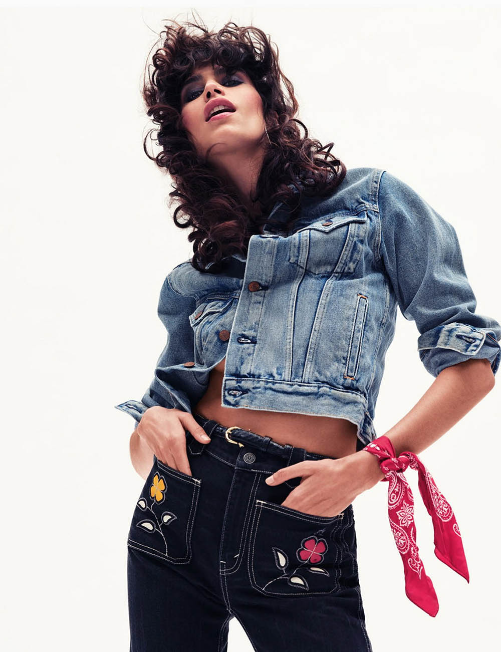 Mica Argañaraz covers Vogue Paris July 2020 by Nathaniel Goldberg