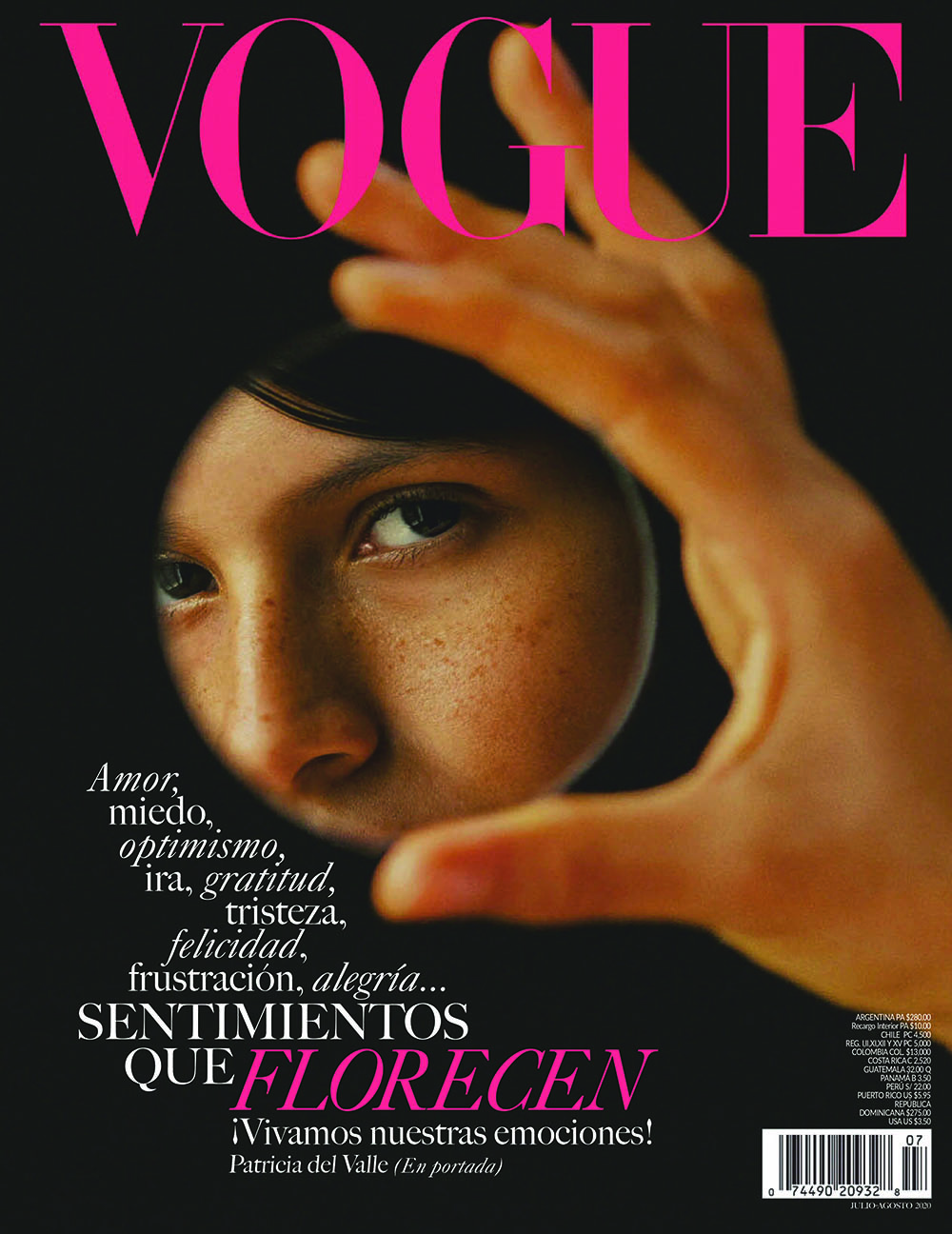 Patricia Del Valle covers Vogue Latin America July 2020 by Edgar Berg