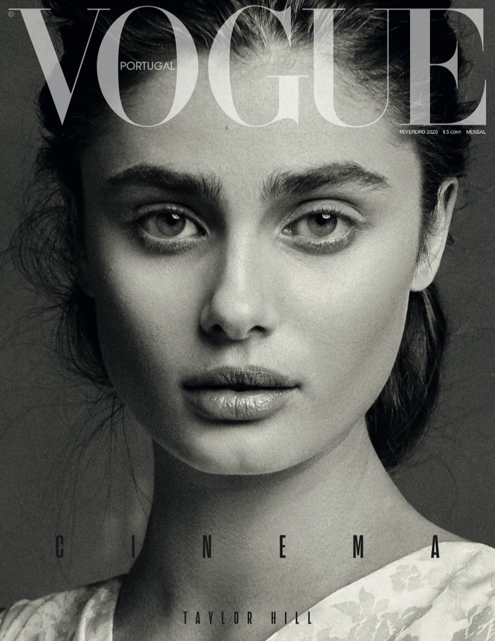 Taylor Hill covers Vogue Portugal February 2020 by Morelli Brothers