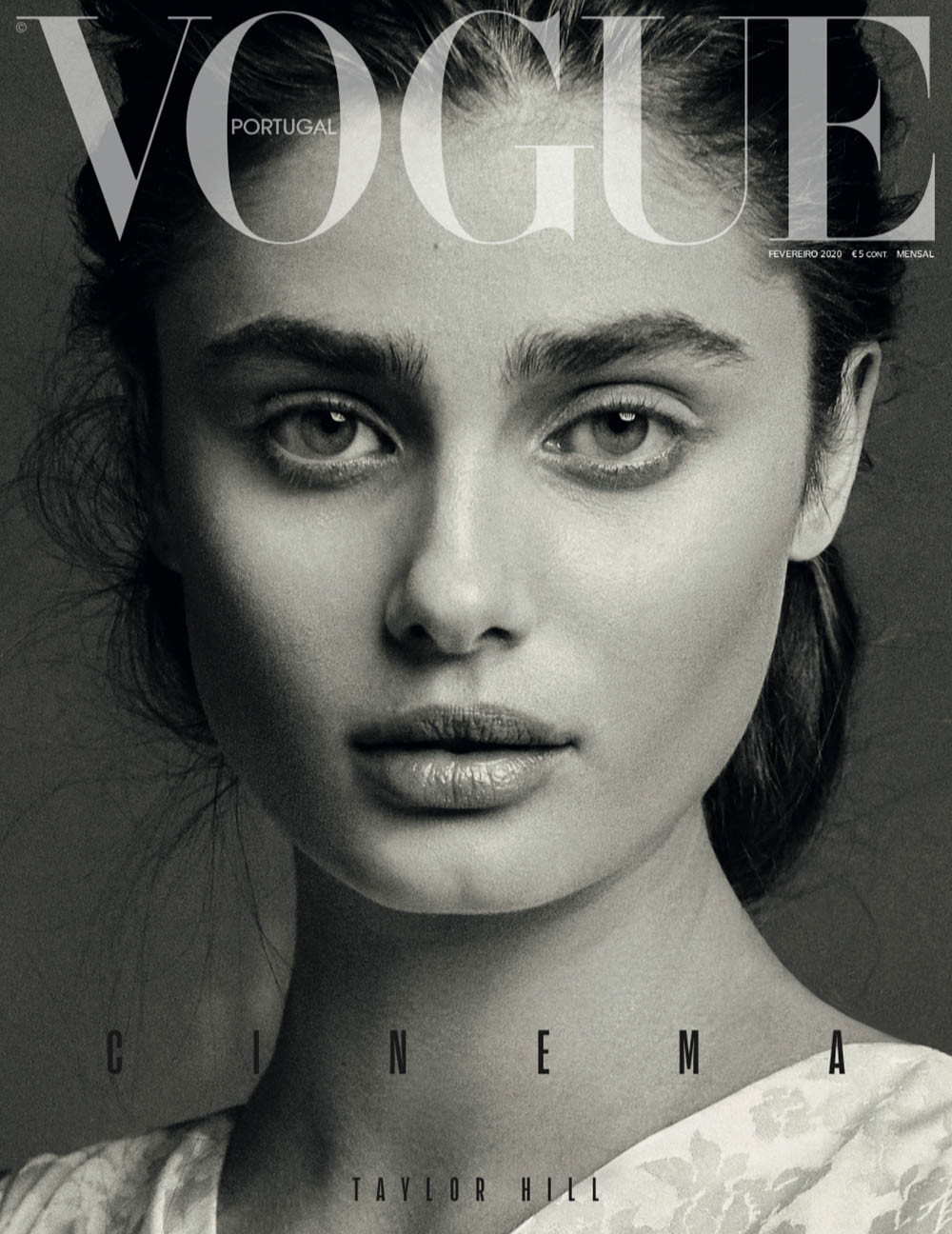 Taylor Hill covers Vogue Portugal February 2020 by Morelli