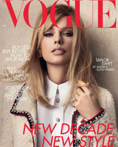 Taylor Swift covers British Vogue January 2020 by Craig McDean