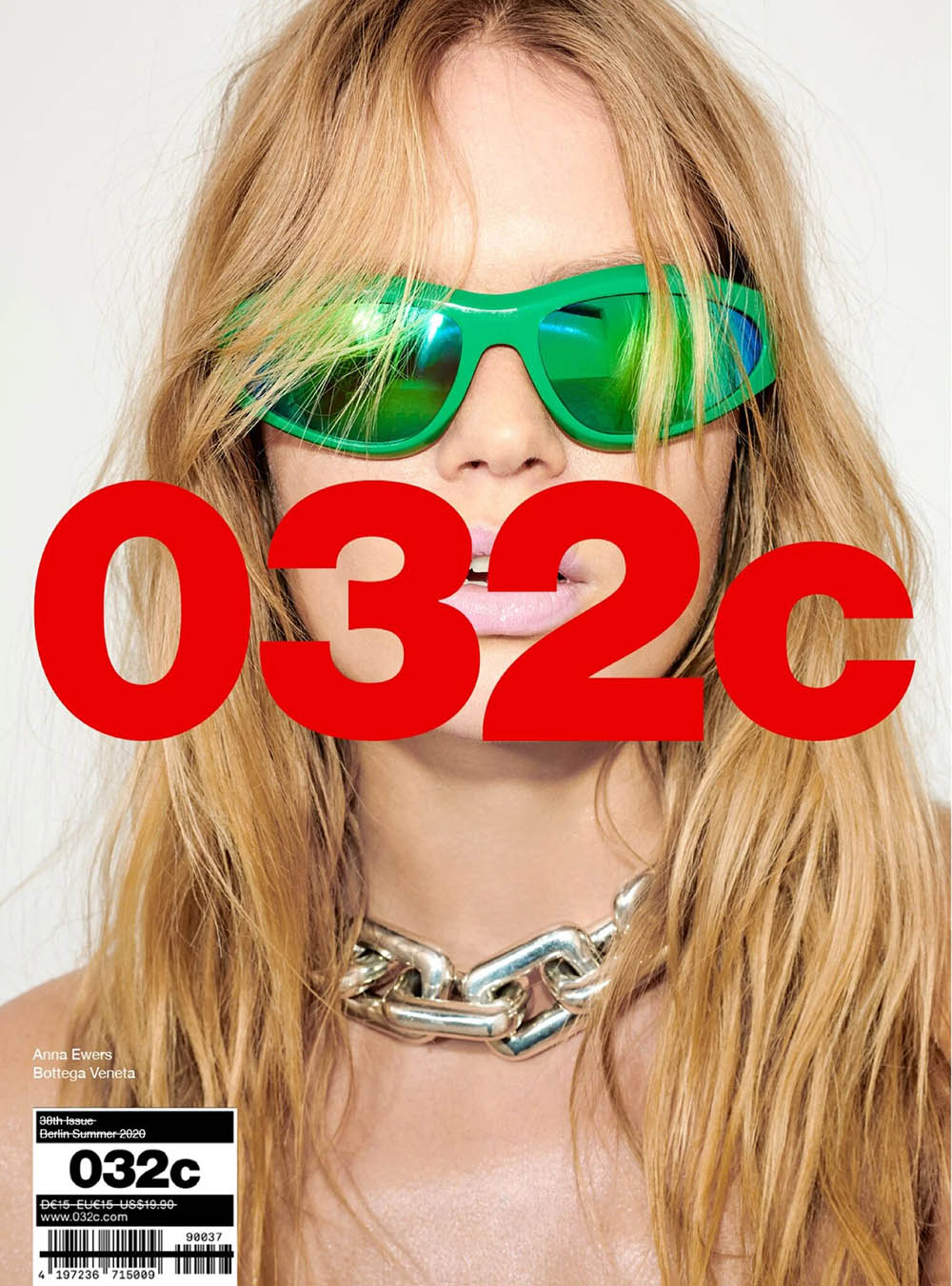 Anna Ewers covers 032c Magazine Summer 2020 by Ferry van der Nat