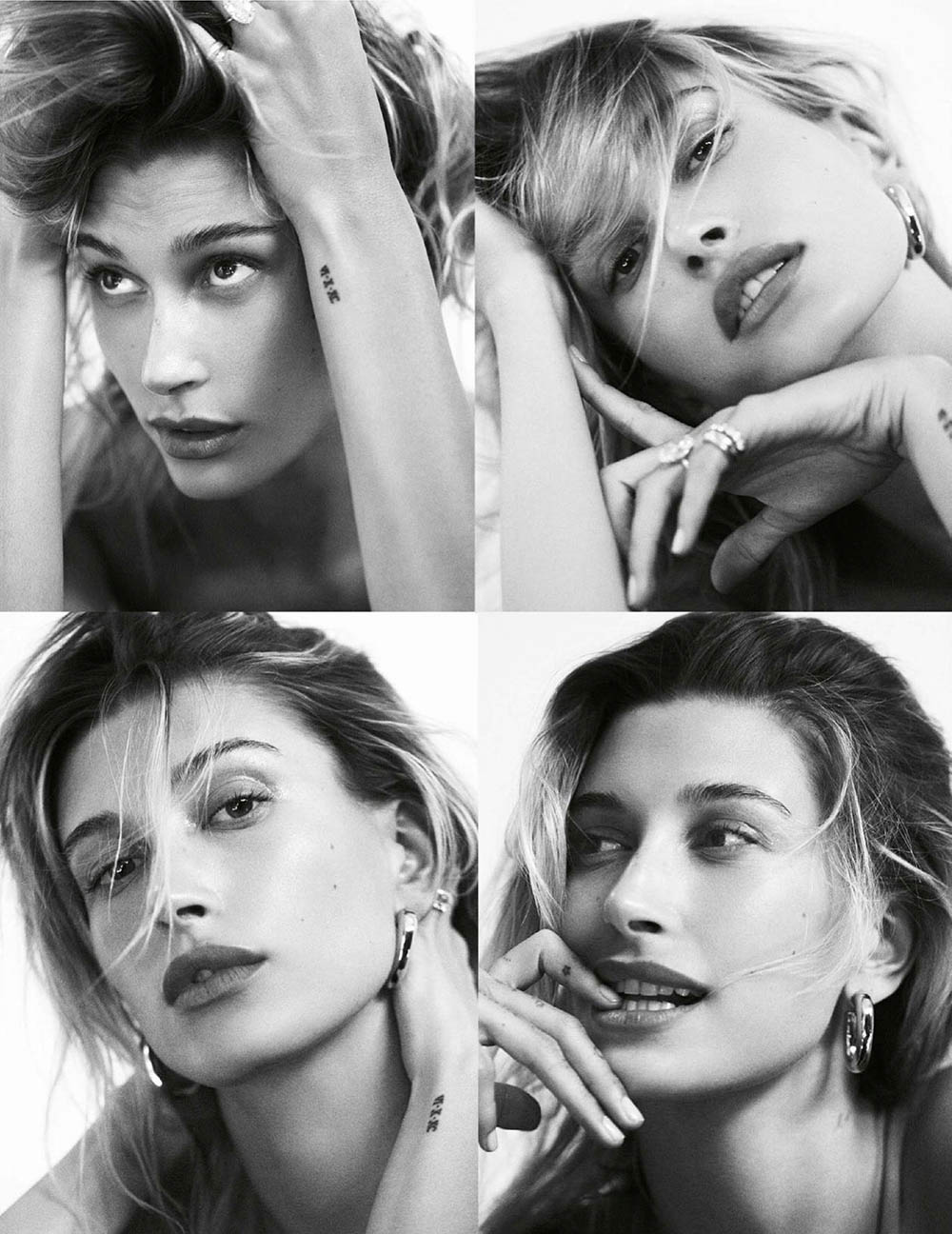 Hailey Bieber covers Vogue India August 2020 by Zoey Grossman