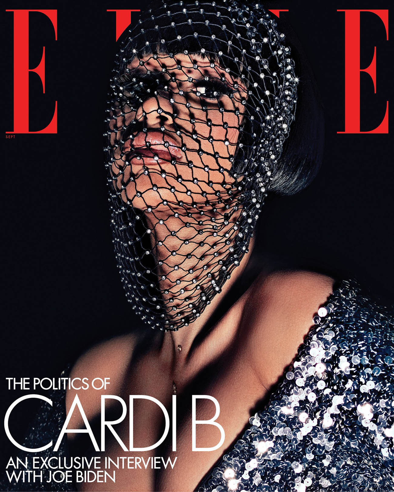 Cardi B covers Elle US September 2020 by Steven Klein