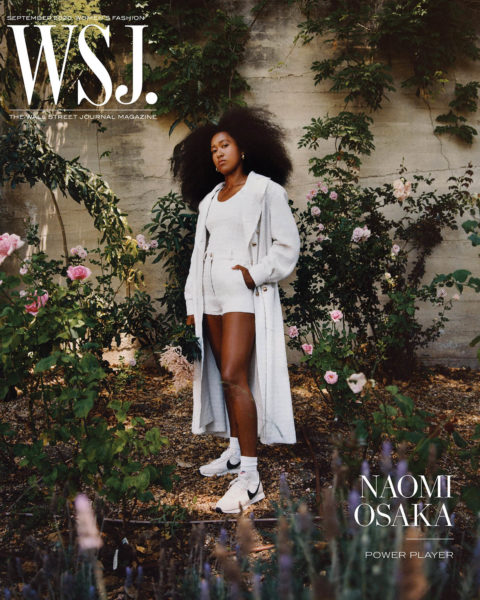 Naomi Osaka covers WSJ. Magazine September 2020 by Micaiah Carter