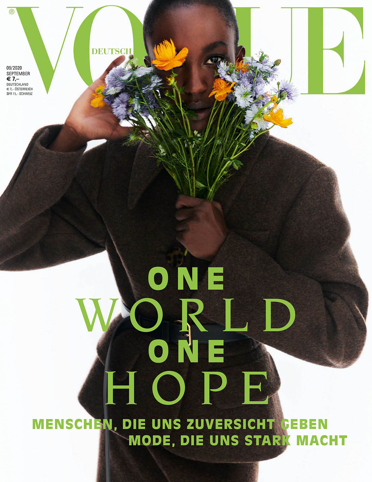 Nicole Atieno covers Vogue Germany September 2020 by Stefan Heinrichs