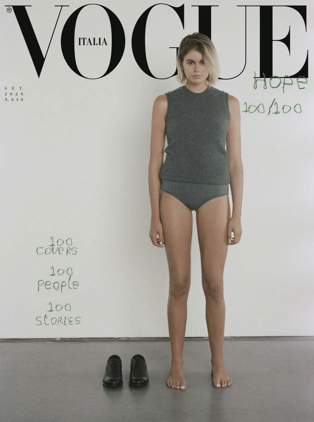 Vogue Italia taps 100 personalities for September 2020 issue