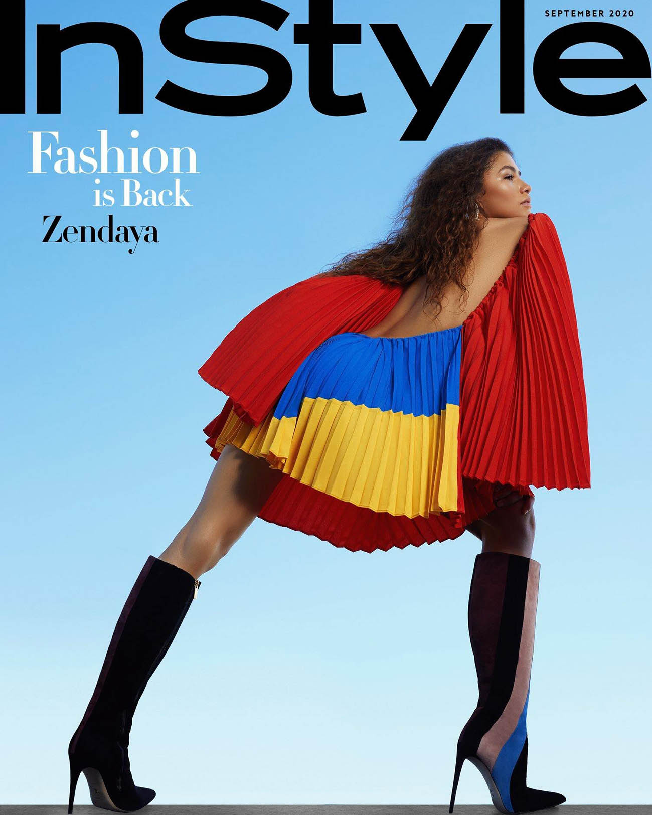 Zendaya covers InStyle US September 2020 by AB+DM