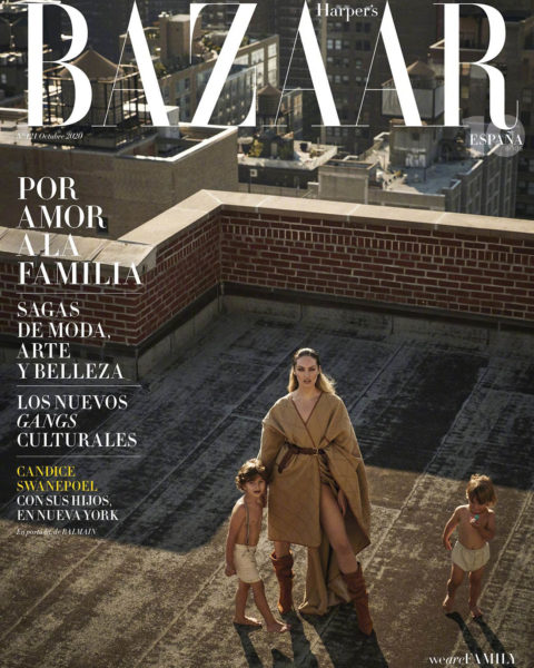 Candice Swanepoel covers Harper’s Bazaar Spain October 2020 by David Roemer