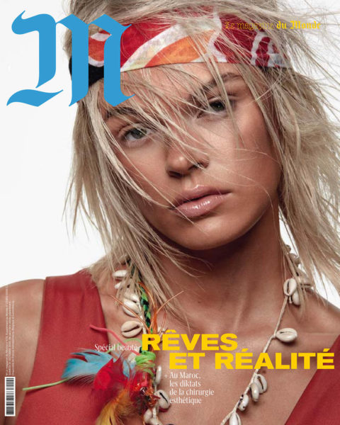 Cara Taylor covers M Le magazine du Monde October 31st, 2020 by Julien Martinez Leclerc