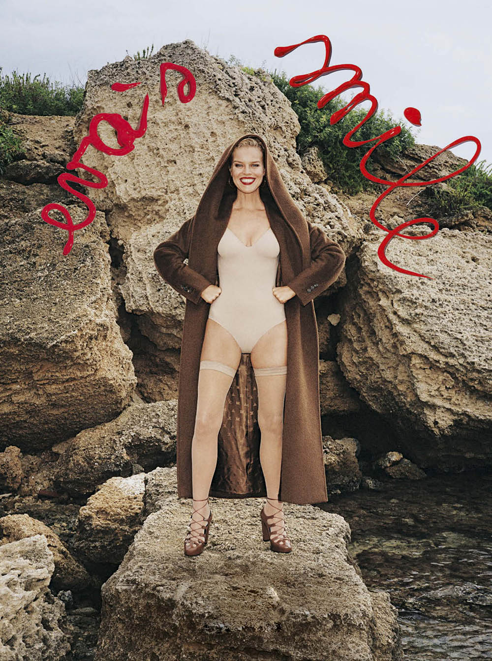 Eva Herzigova by Angelo Pennetta for Vogue Italia October 2020