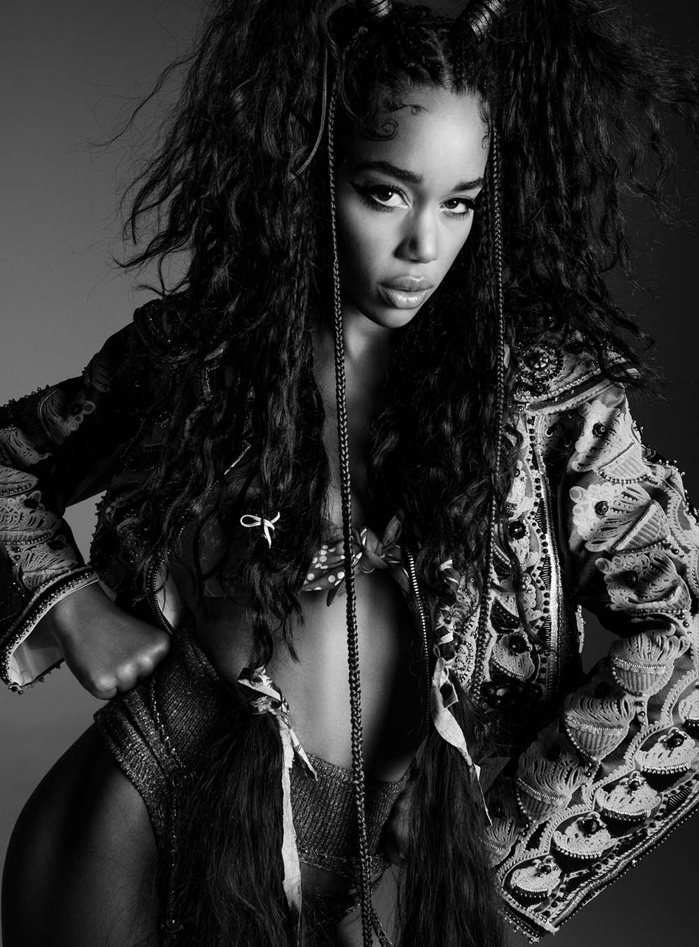 Laura Harrier covers V Magazine Fall 2020 by Inez and Vinoodh
