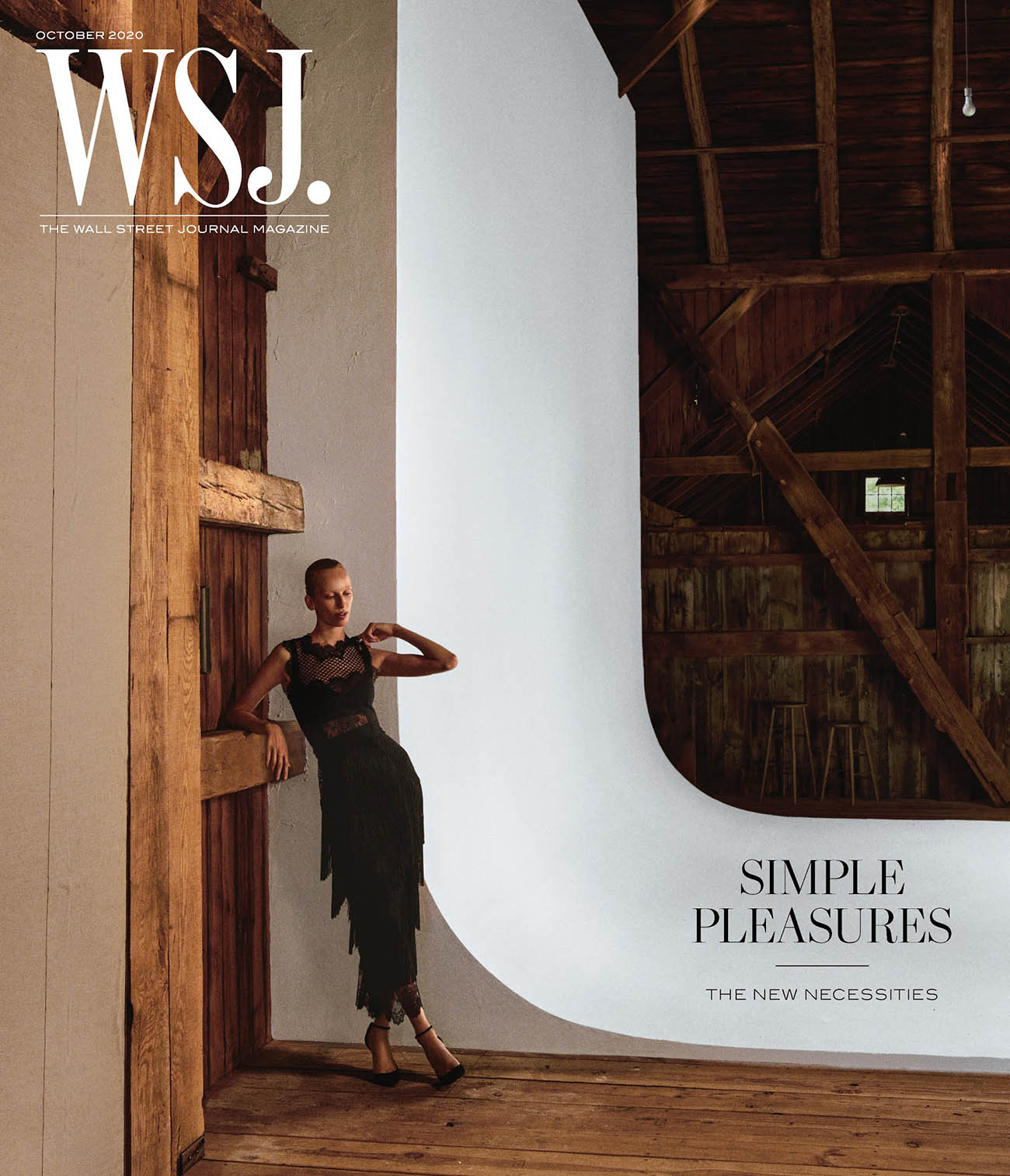 Lili Sumner covers WSJ. Magazine October 2020 by Christian Macdonald