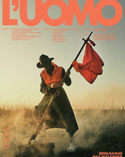 Magnus Villemoes covers L’Uomo Vogue October 2020 by Casper Sejersen