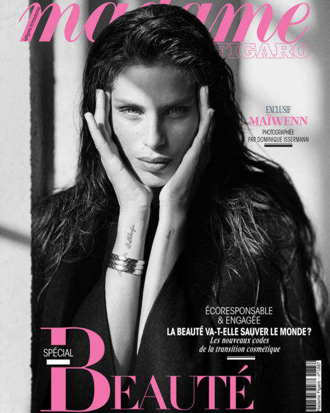 Maïwenn covers Madame Figaro October 23rd, 2020 by Dominique Issermann