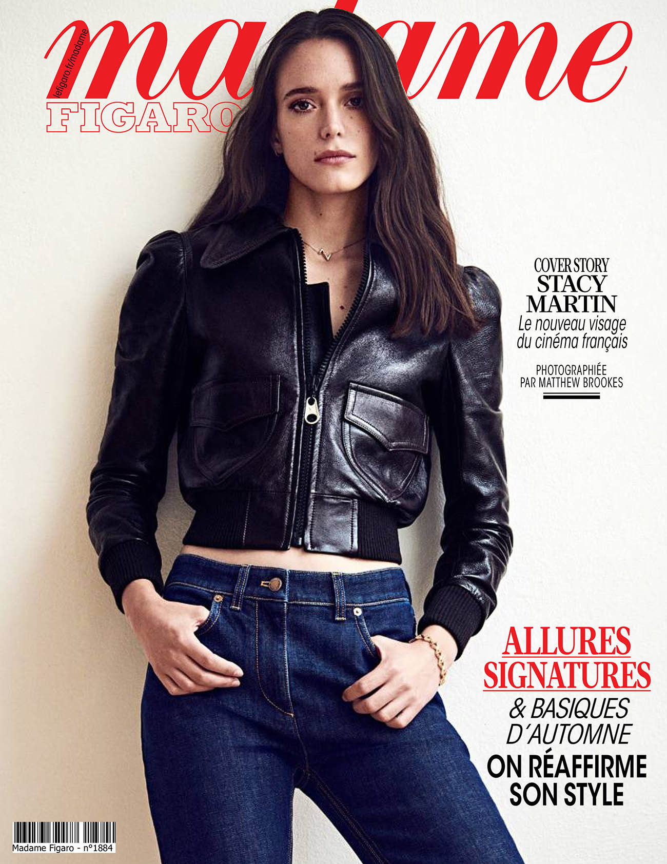 Stacy Martin covers Madame Figaro October 2nd, 2020 by Matthew Brookes