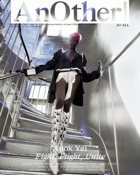 Anok Yai covers AnOther Magazine Autumn Winter 2020 by Willy Vanderperre