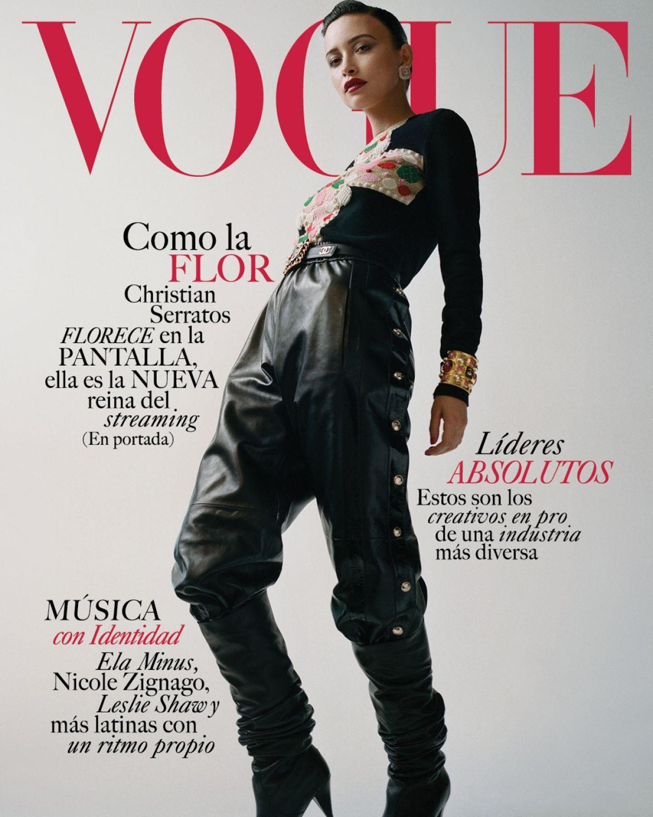 Christian Serratos covers Vogue Mexico & Latin America November 2020 by Olivia Malone
