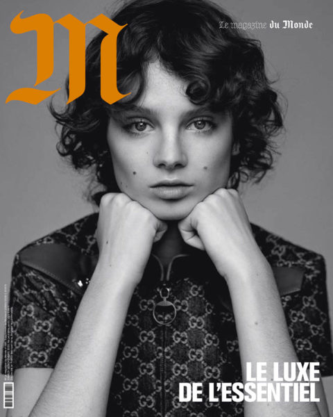 Giselle Norman covers M Le magazine du Monde November 28th, 2020 by Alasdair McLellan