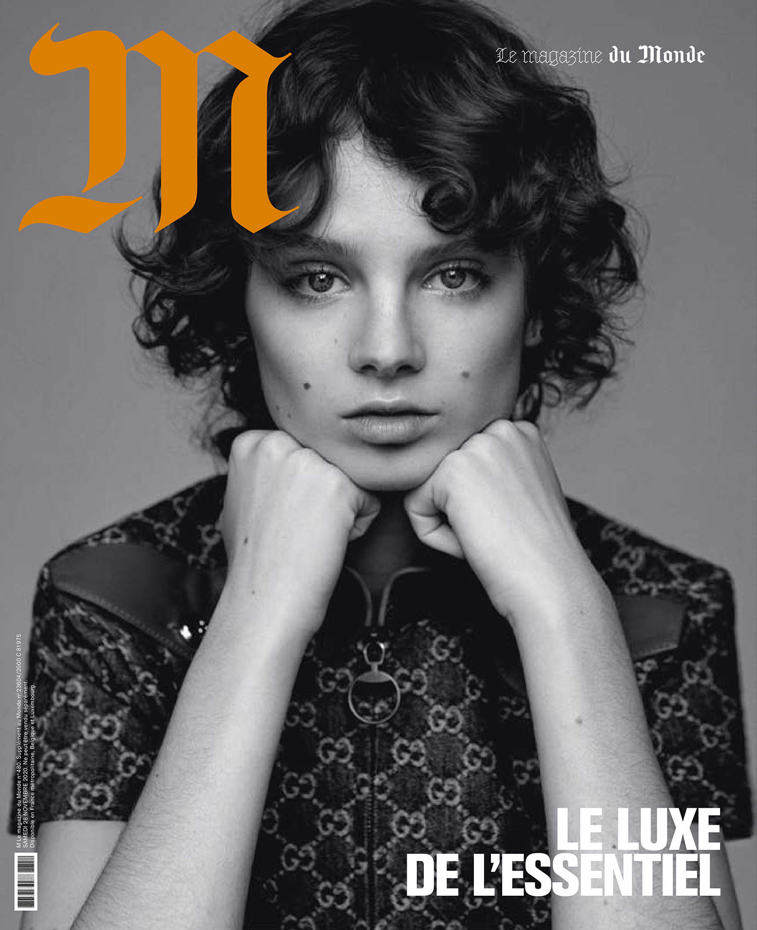 Giselle Norman covers M Le magazine du Monde November 28th, 2020 by Alasdair McLellan
