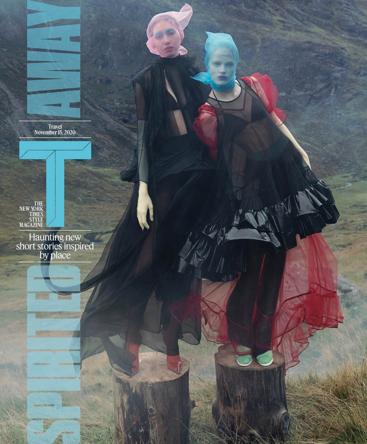 Hannah Motler and Morgan Fernandez cover T Magazine November 2020 by Kristin-Lee Moolman