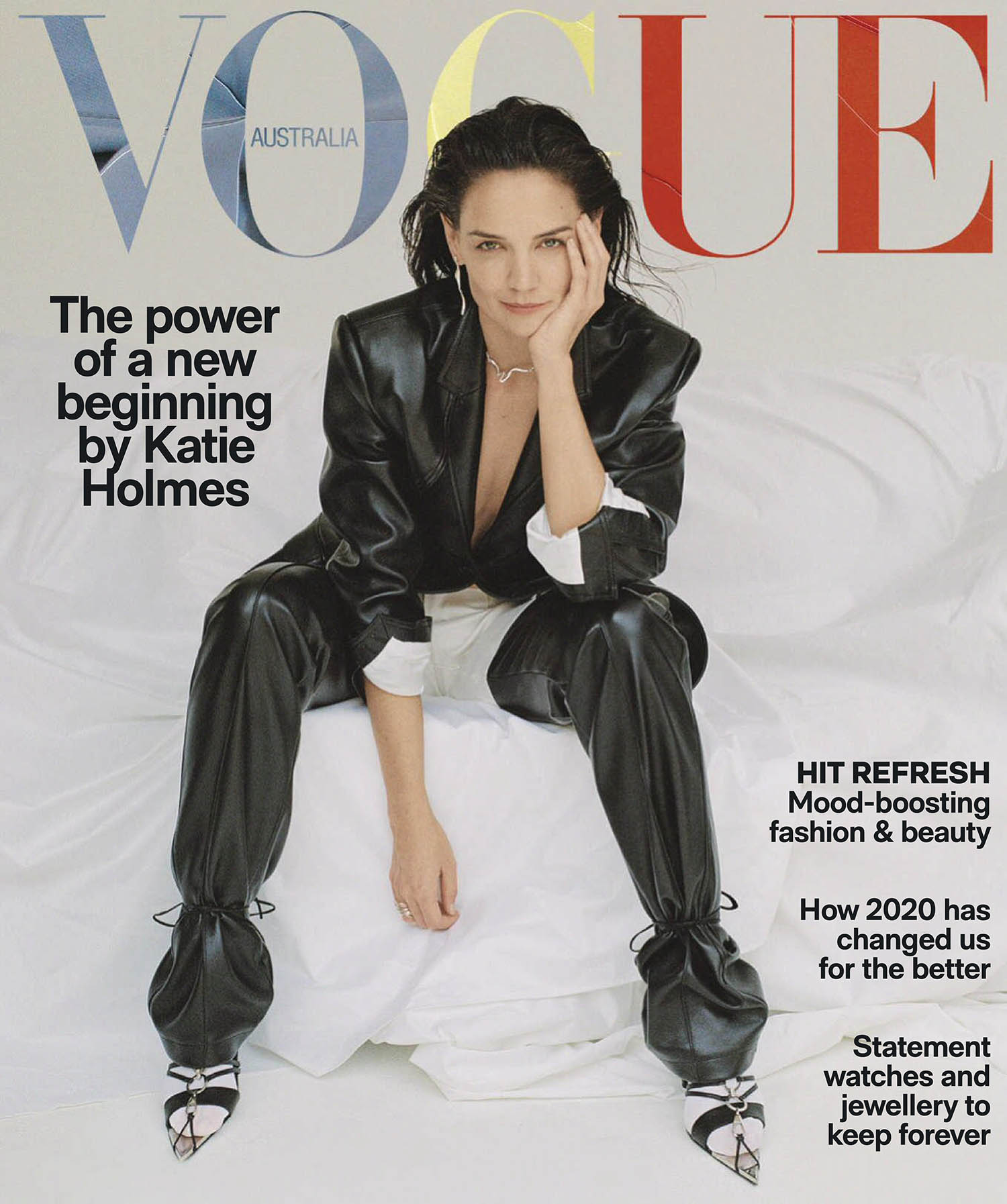 Katie Holmes covers Vogue Australia November 2020 by Bec Parsons